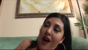 Asian woman with big tits likes to feel warm cum all over her soft skin