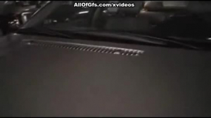 Sexy amateur blonde sucks dick in the car